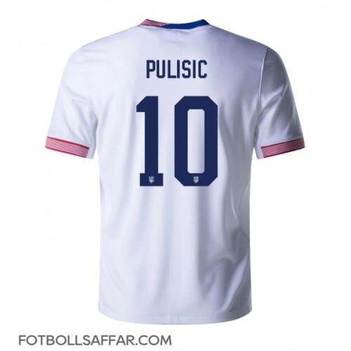 Förenta Staterna Christian Pulisic #10 Hemmatröja Copa America 2024 Kortärmad